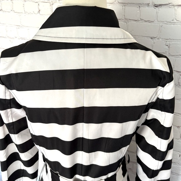 Cynthia Rowley Wide Stripe Trench Jacket--EUC--Sz S - Picture 8 of 16